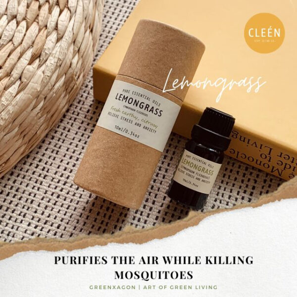 CLEEN ESSENTIAL OILS LEMONGRASS 10ML (柠檬草精油)-2