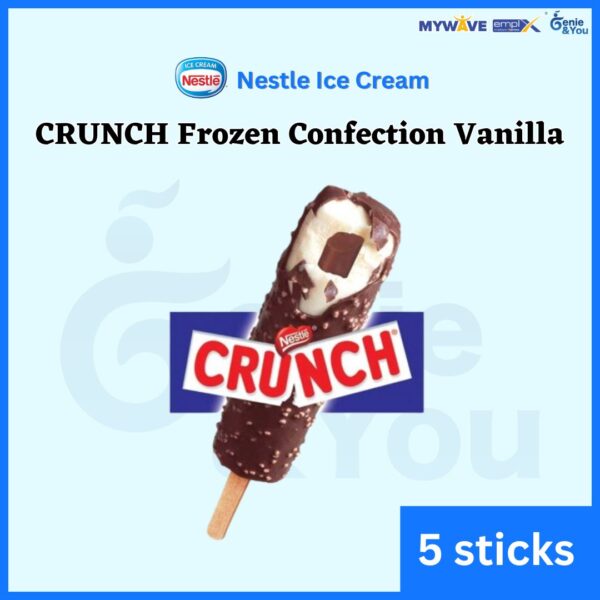 CRUNCH Frozen Confection Vanilla x5