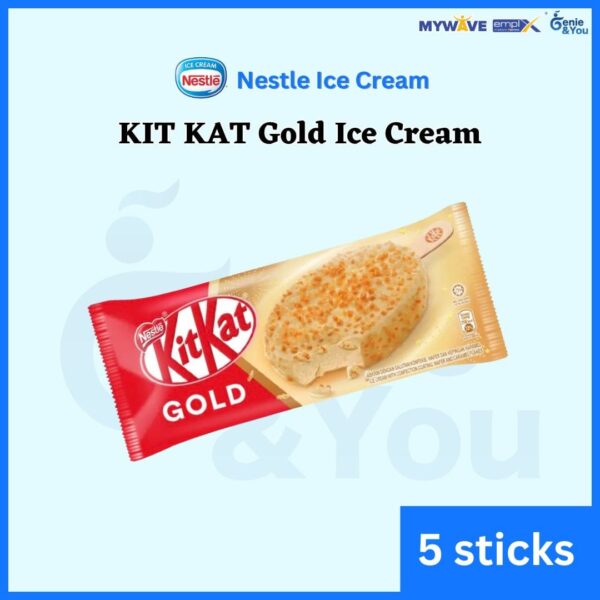 KIT KAT Gold Ice Cream x5