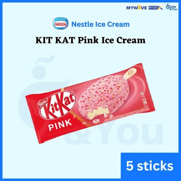 KIT KAT Pink Ice Cream x5